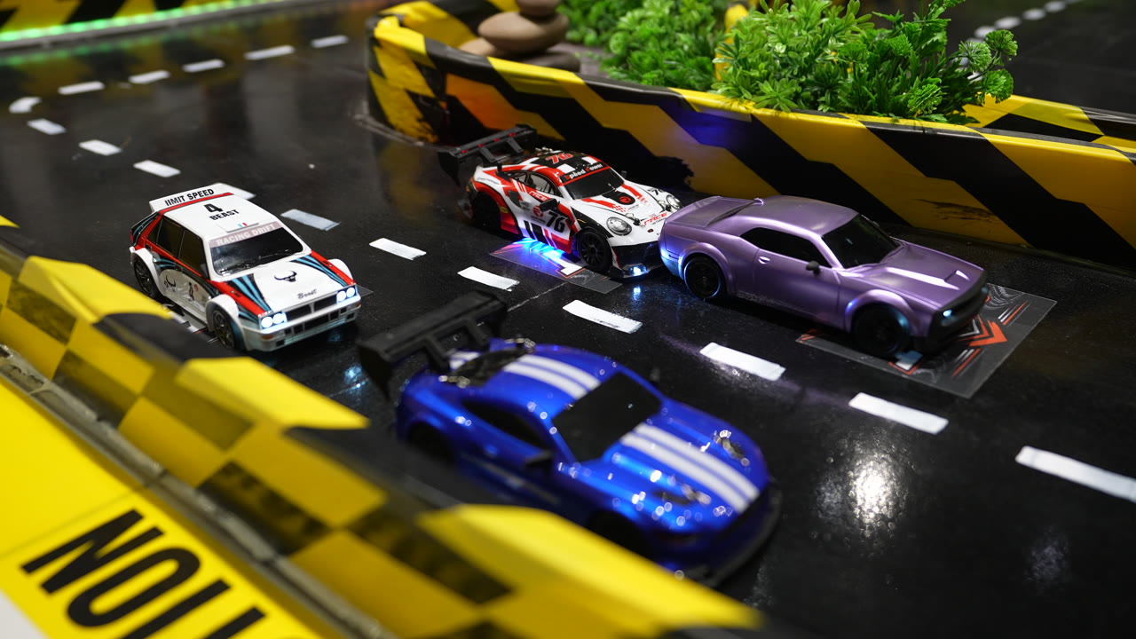 RC Arena’s real illuminated race circuit
